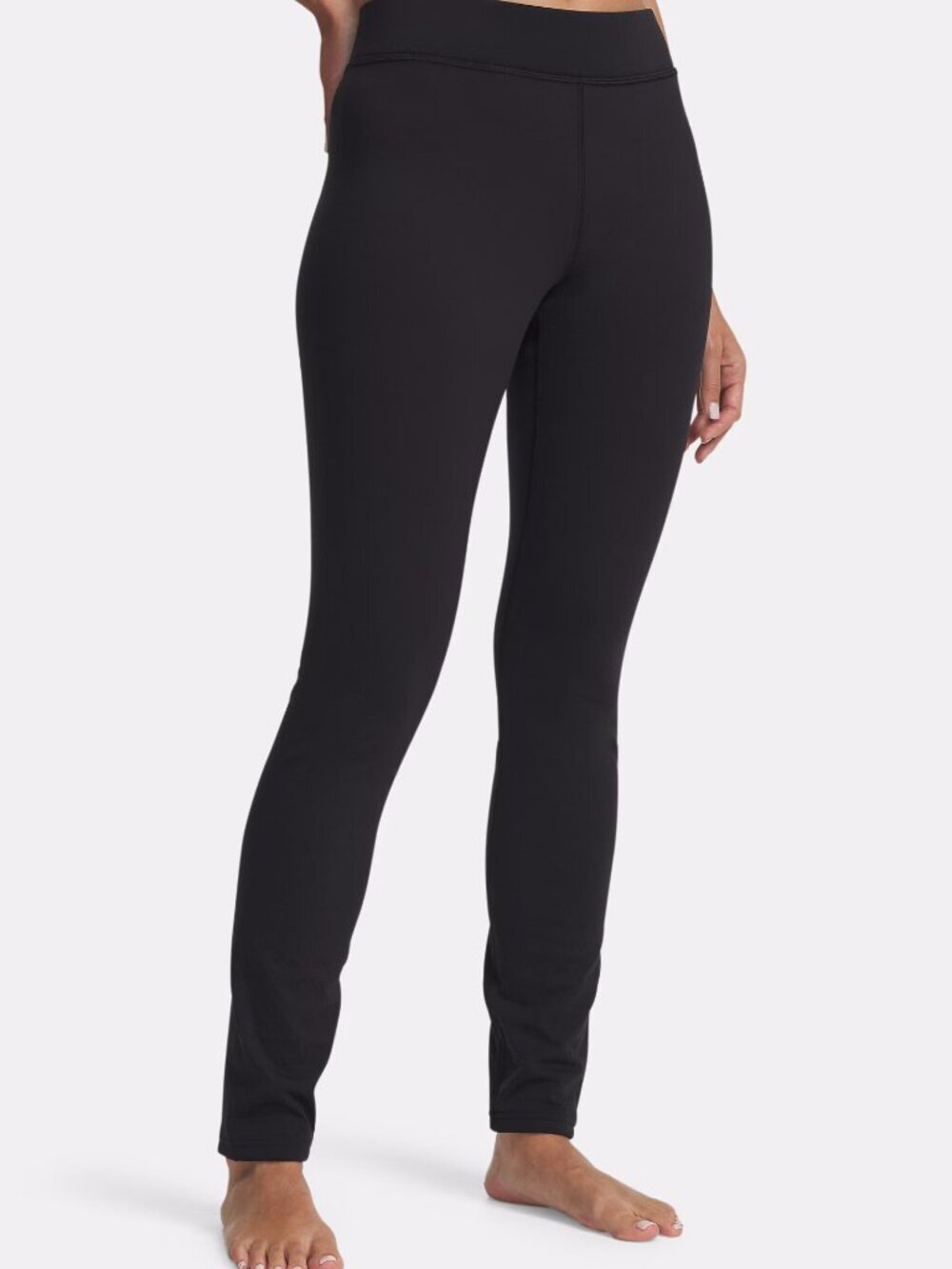 NWT New $70 Under Armour Base 3.0 Black Leggings Size XS